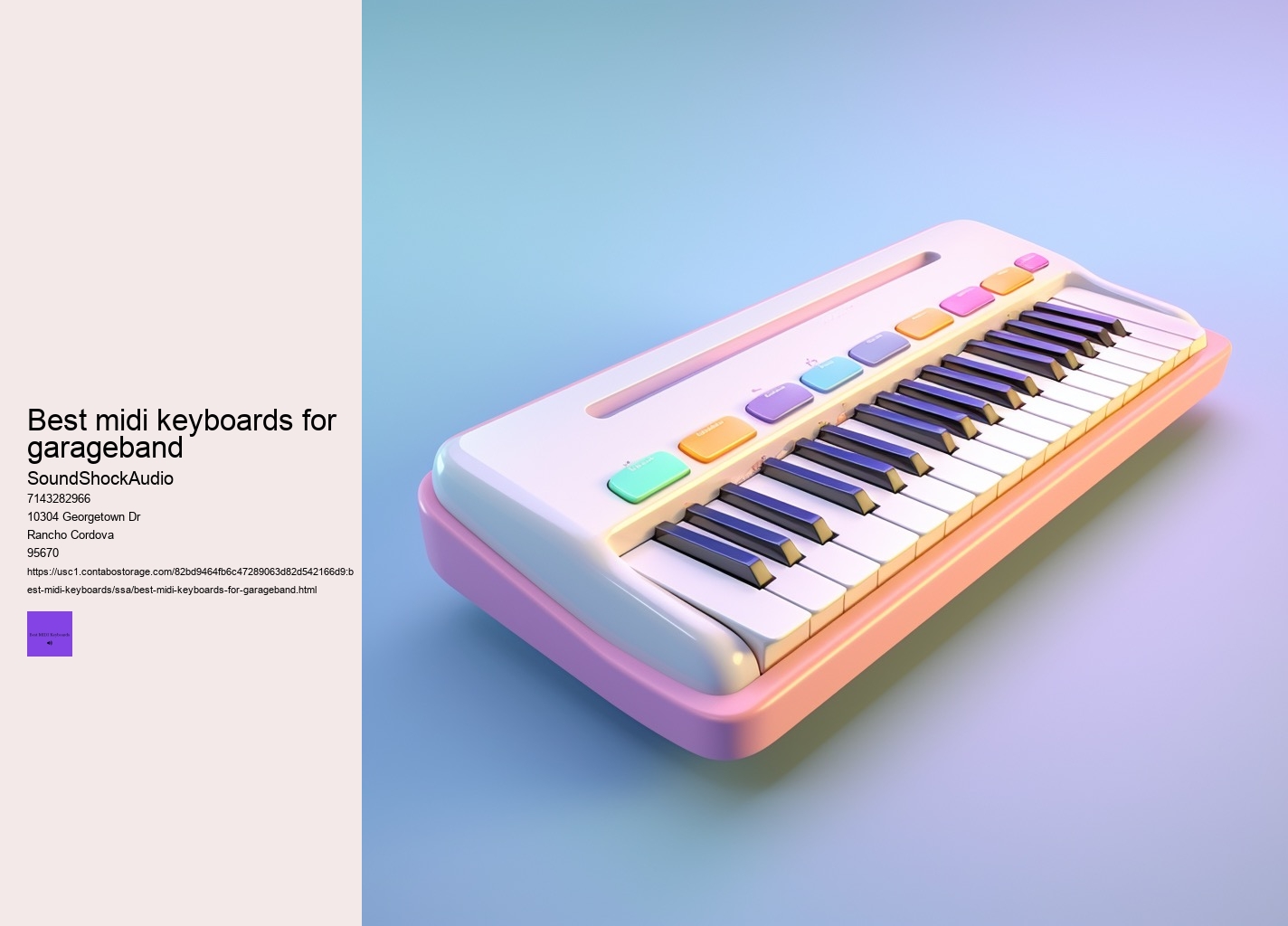 best midi keyboards for garageband