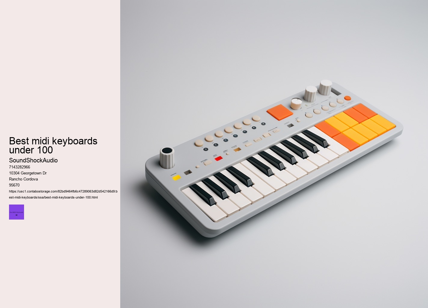 best midi keyboards under 100